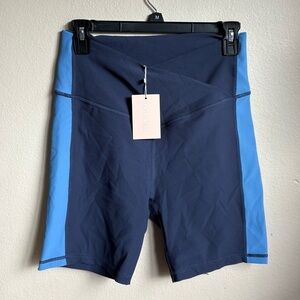 NWT WILO Ribbed Blue Shorts
